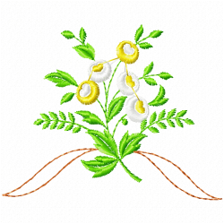 Flowers And Tree Embroidery Design 2 Flowers And Tree Embroidery Design 2